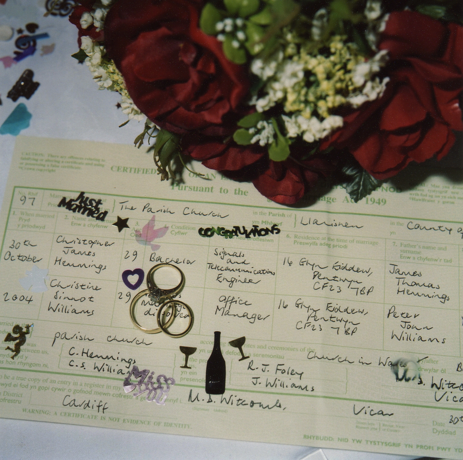The Wedding Certificate