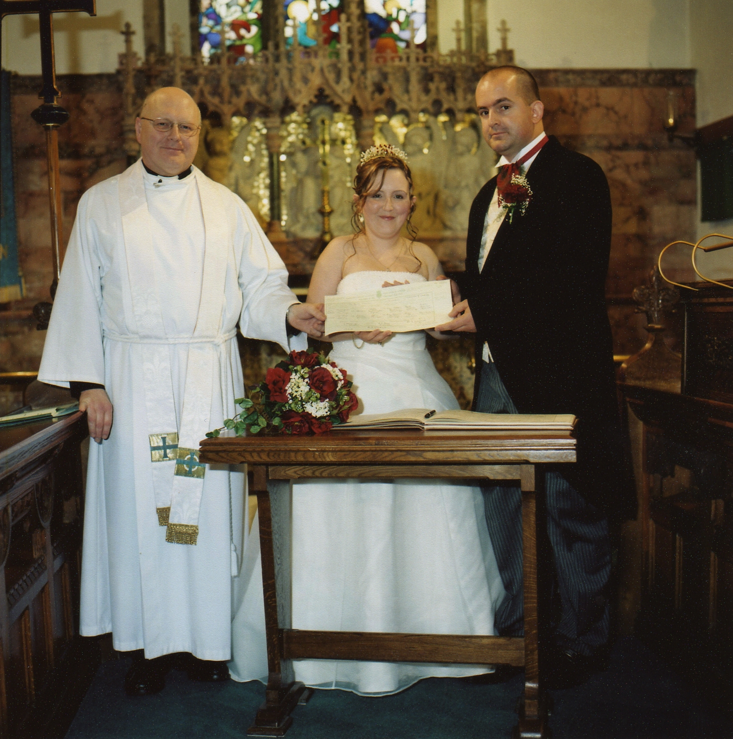 Father Michael, Chrissie & Chris